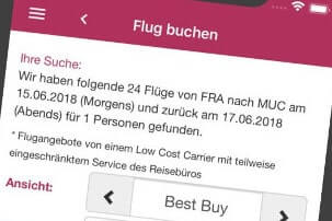 Atlatos App Flug Buchung Hilfe