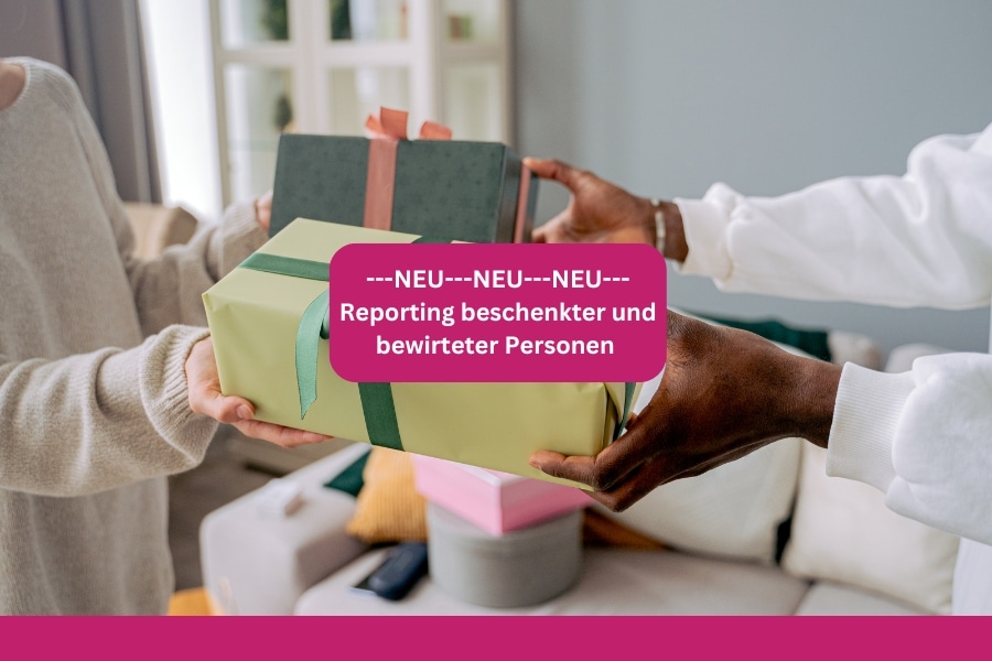 Reporting zu bewirteten und beschenkten Personen